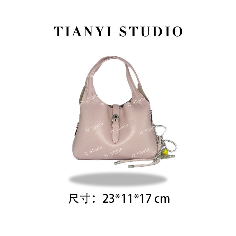 【TY】SKL-5505-樱花粉    轻奢高级单肩斜跨链条通勤女包包