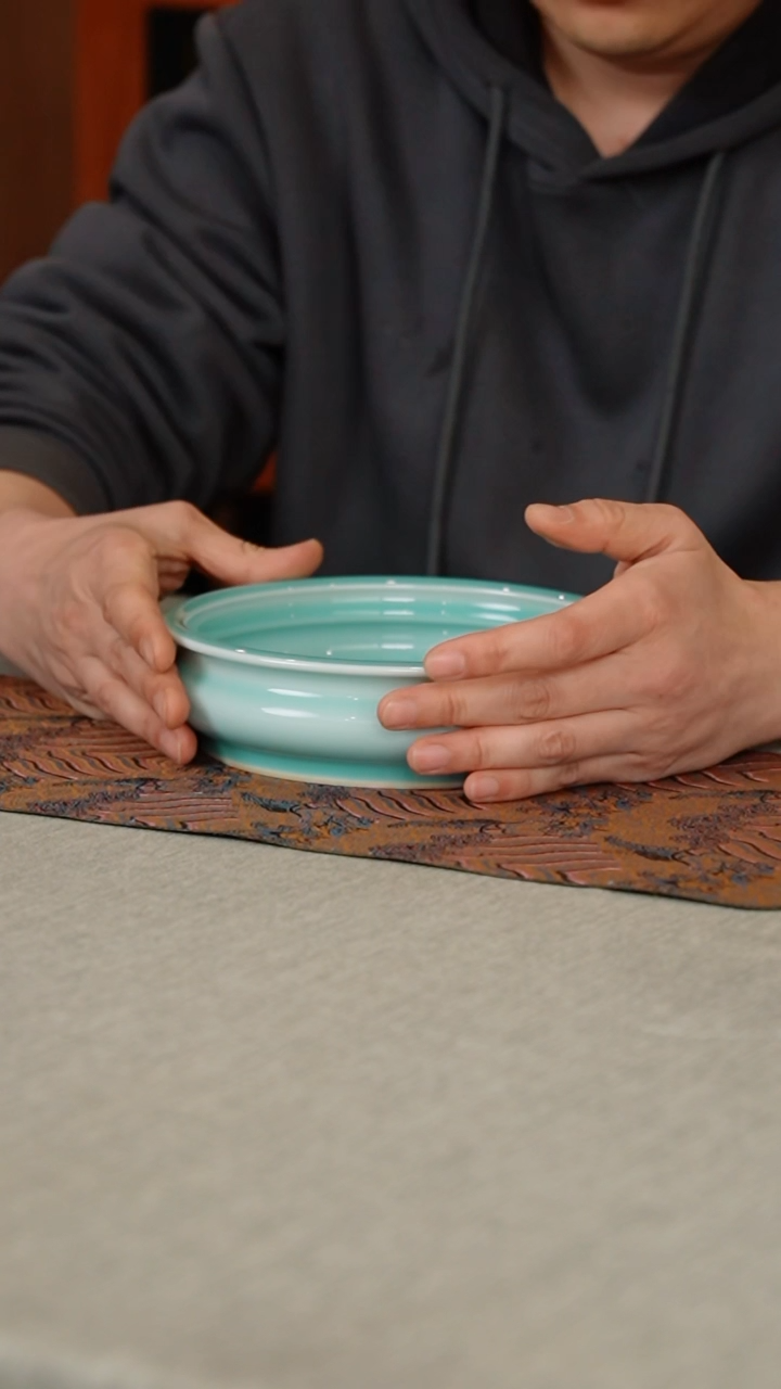 【闪购商品】280-1+1双鱼洗（李震手签）