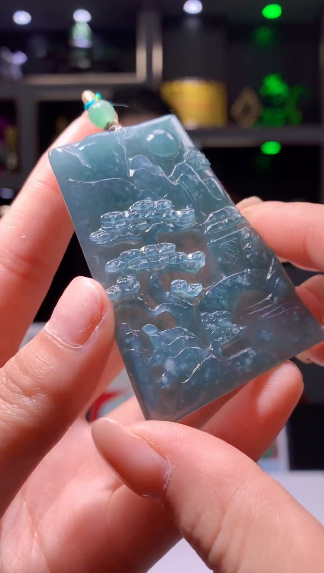 吊坠(不含链)未镶嵌翡翠天然翡翠A货13