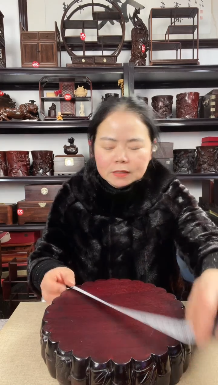 木老李红木工艺品359瑕疵