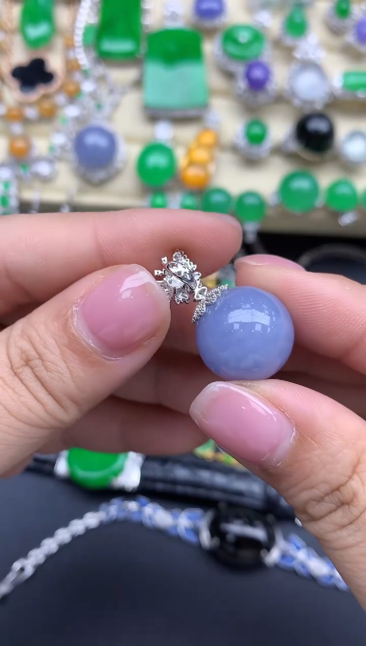 【闪购商品】翡翠颈饰18K金镶嵌876-中国好珍宝