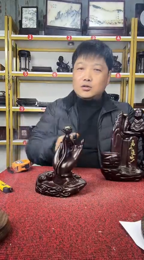 木凤*佛手倒流香摆件