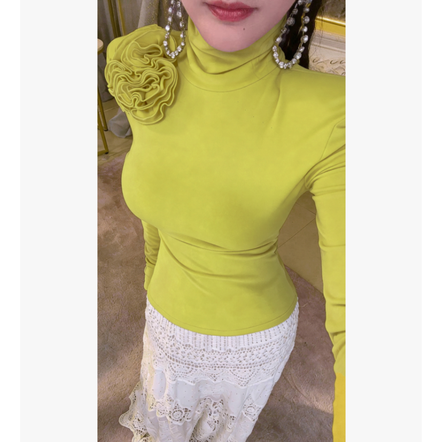 【星姐推荐】星原创高级定制【玫瑰庄园】设计师轻奢名媛加绒保暖上衣