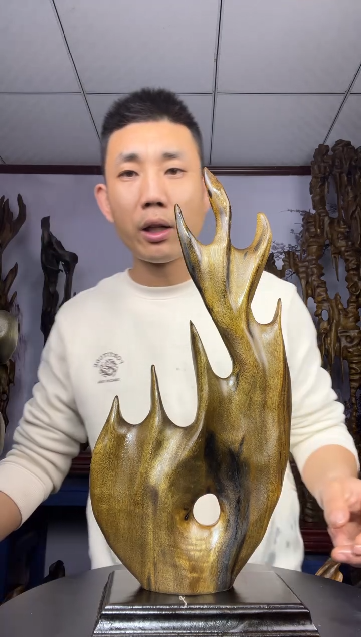金丝楠木雕款小*金丝楠木工艺品摆件