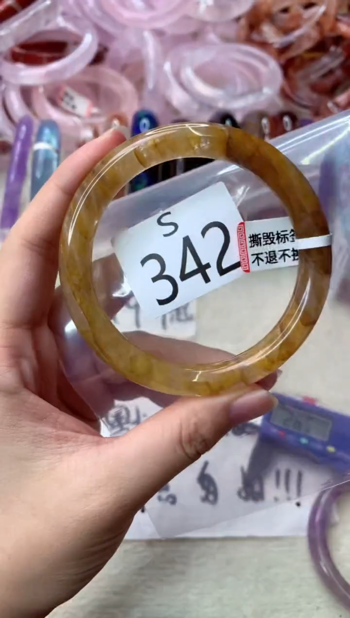 未镶嵌手镯水晶S342-61