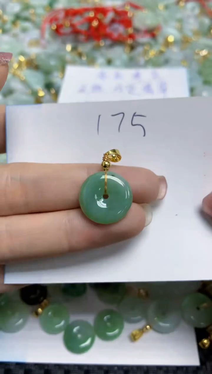 【闪购商品】翡翠颈饰合金  天然A货翡翠