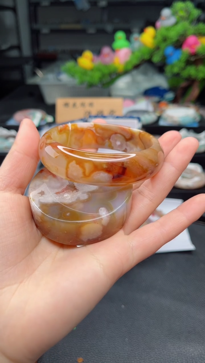 【闪购商品】石英质玉未镶嵌手镯62圈口（赠品镯心）3751855