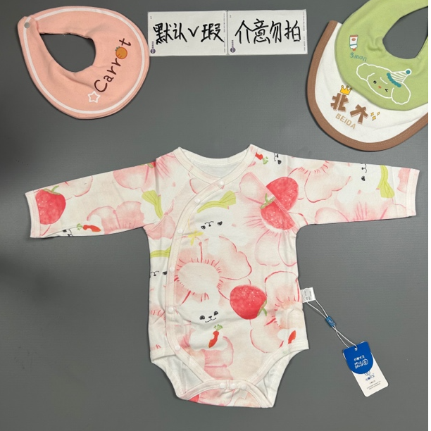 【M-花朵兔包屁】春秋长袖包屁