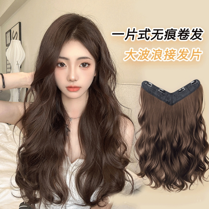 发箍刘海假发片女前额遮盖自然仿真假发贴片0019