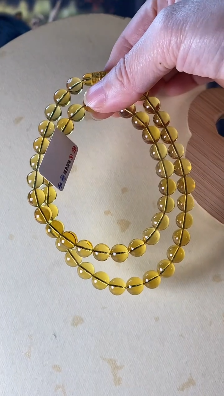 【闪购商品】琥珀颈饰未镶嵌墨西哥蓝珀8+000