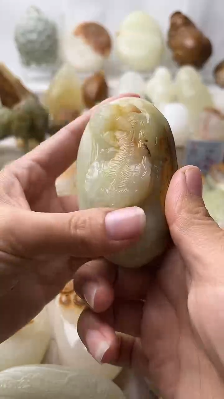 石材古青石棉纹正常不退换霸王貔貅