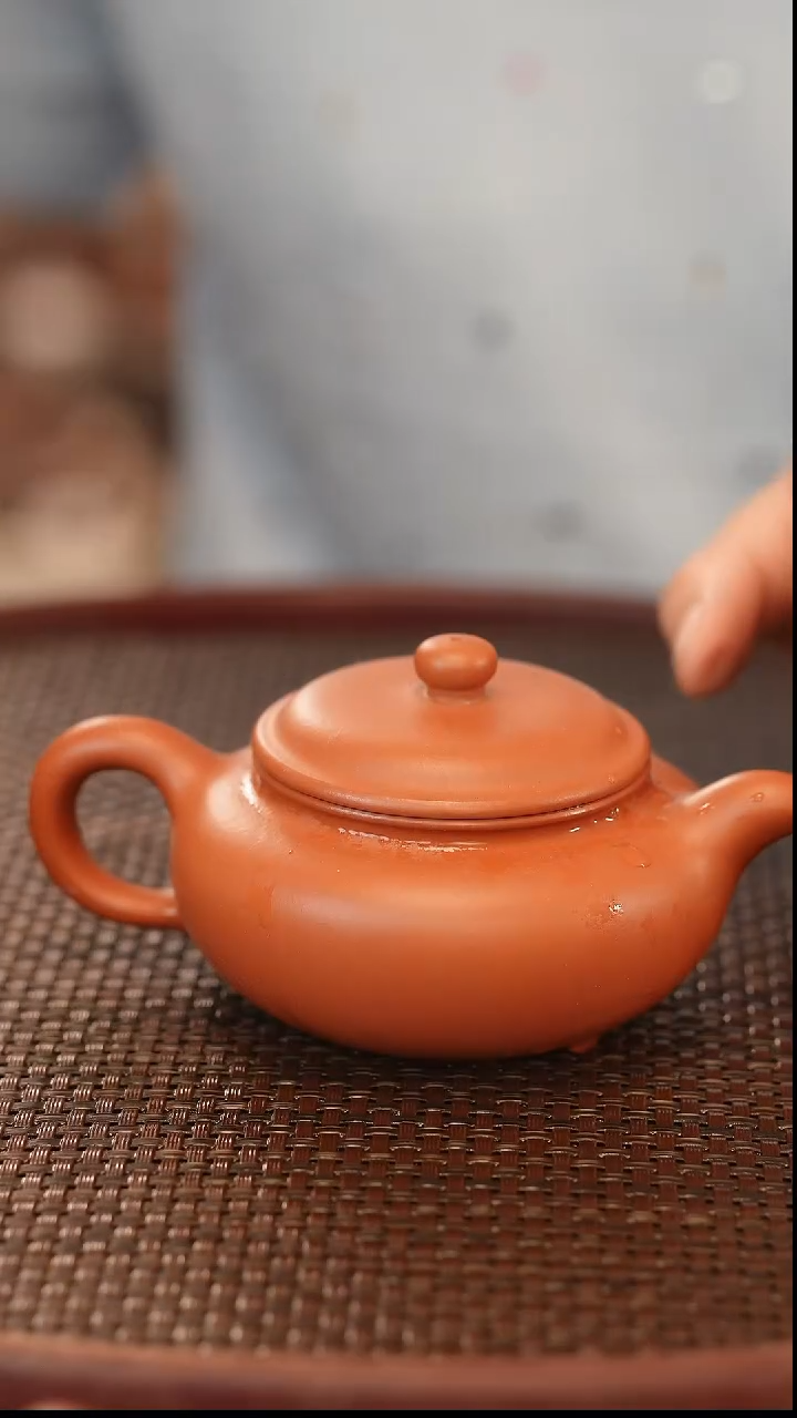 茶壶紫砂朱泥 仿古 170cc