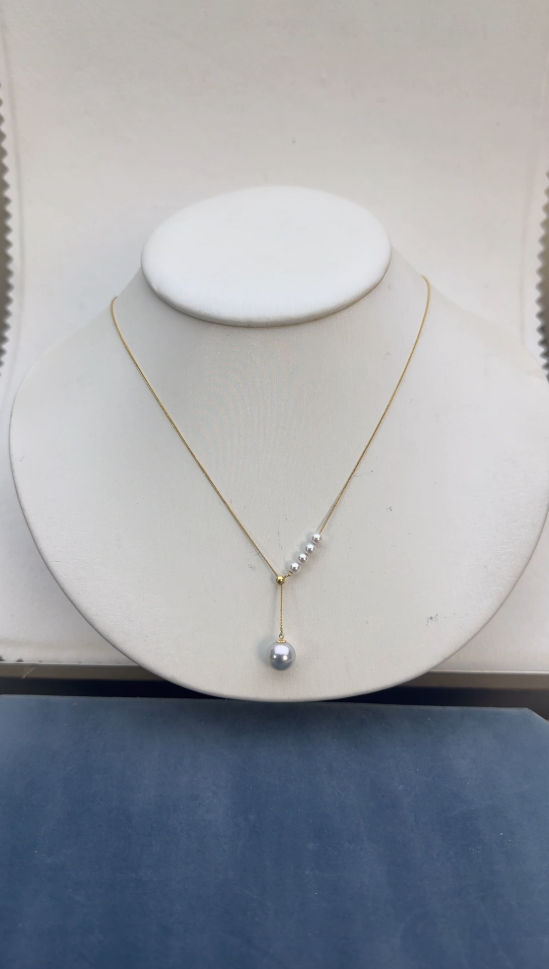 【闪购商品】海水珍珠颈饰18K金镶嵌8-9