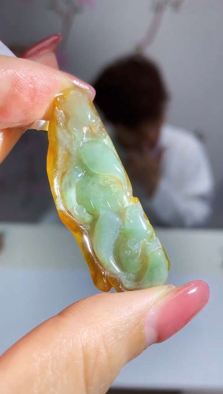 定制翡翠未镶嵌003xm-毛货瓜30