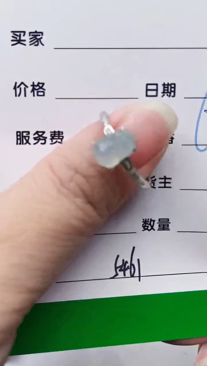 颈饰银S925镶嵌翡翠5461