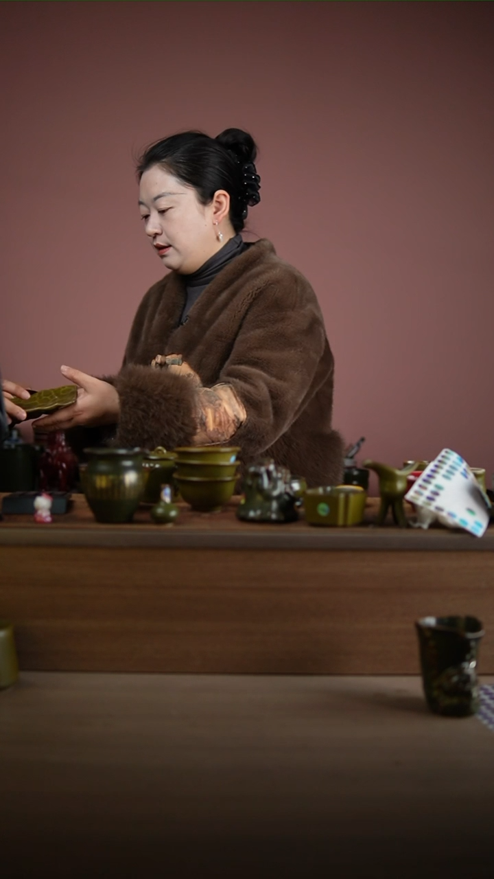 【闪购商品】景韵堂仿清茶叶末釉