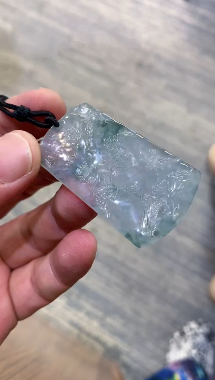 颈饰未镶嵌翡翠天然A货翡翠