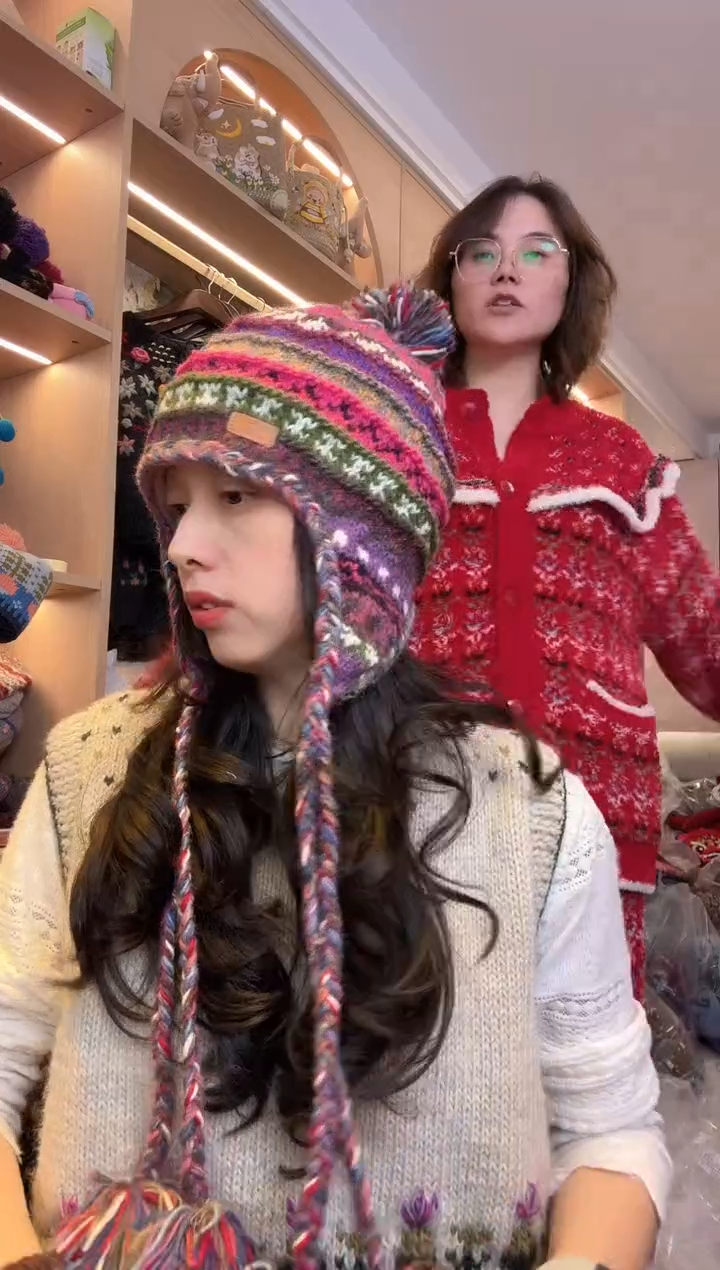 羊毛咖***豆百羊毛护耳帽B655