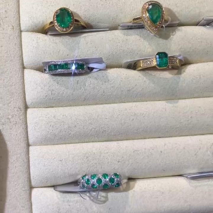 【彩虹盘】祖母绿-18K金-多样性发其一KR14|CXQ21