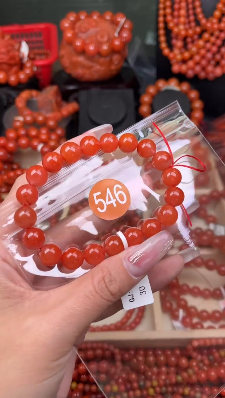 【闪购商品】南红玛瑙珠宝奇石未镶嵌546-10+