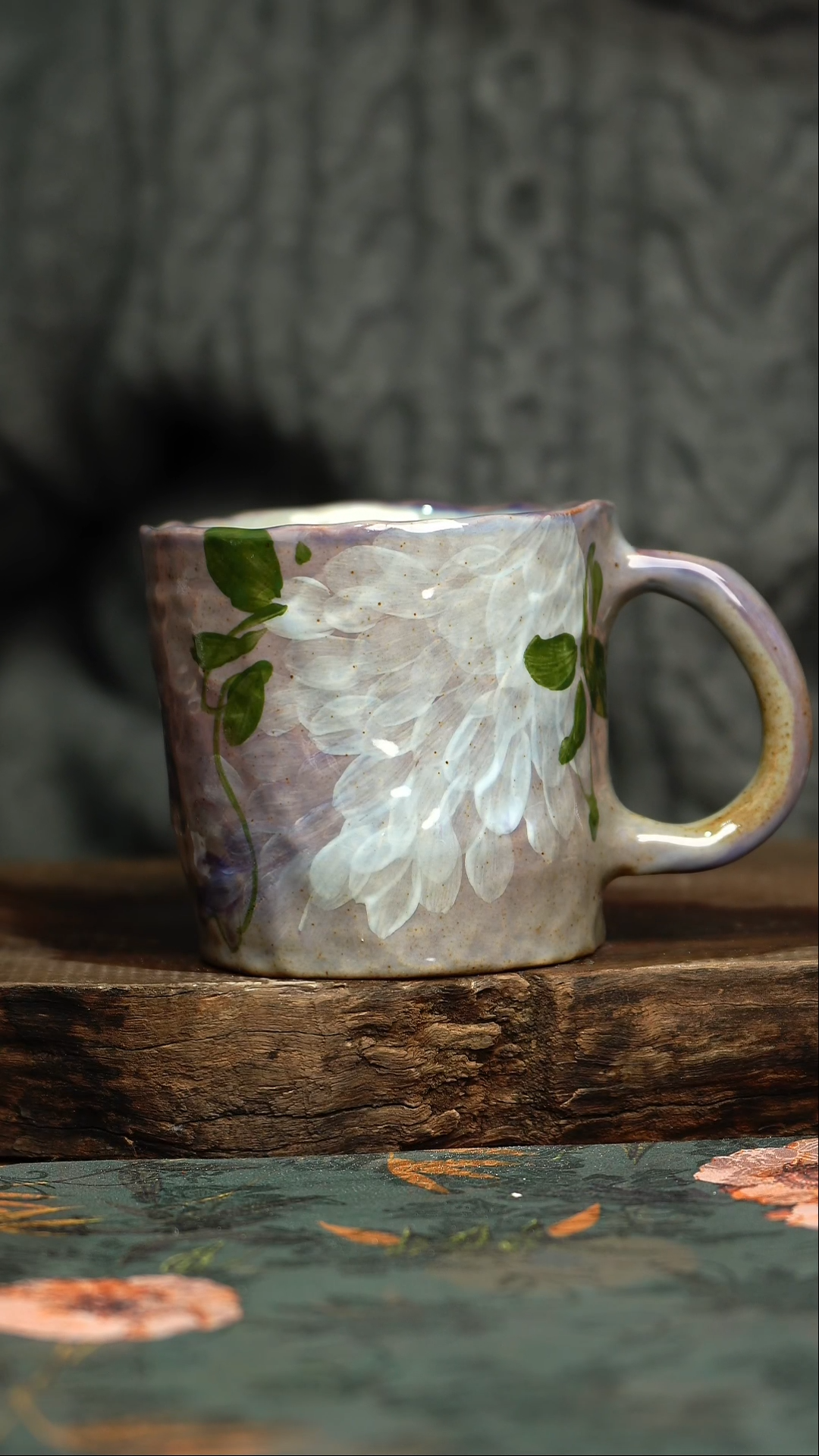 【闪购商品】杯釉下彩手工手绘同款陶器