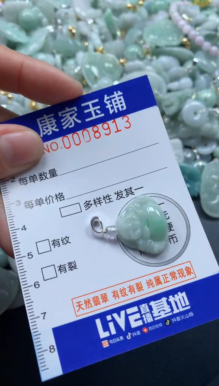 颈饰未镶嵌翡翠8913