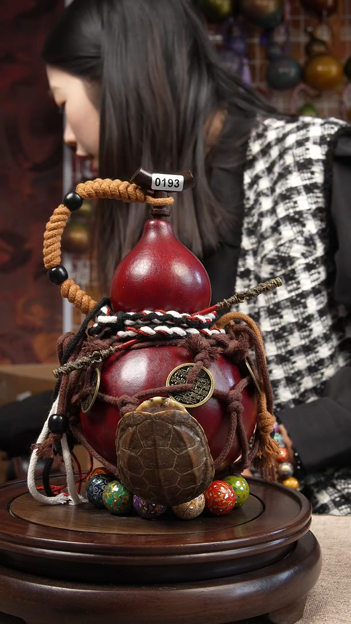 【闪购商品】193号  大漆酒葫芦一物一图