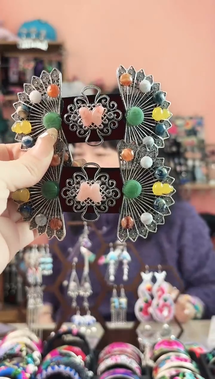 艺枝独绣手工饰品456