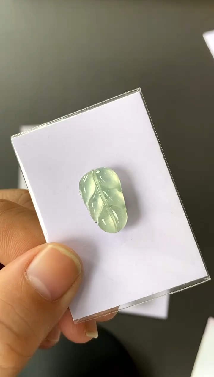 【闪购商品】定制翡翠未镶嵌叶子