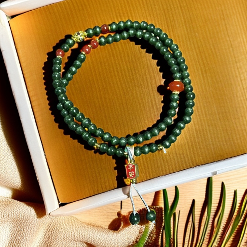 ZF9117-多圈猫眼石福袋配饰精品手串（无礼盒）