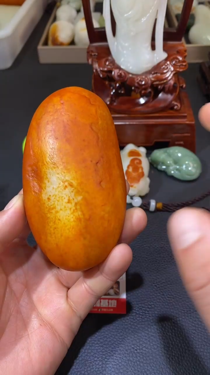 未镶嵌和田玉把件南****，和田玉