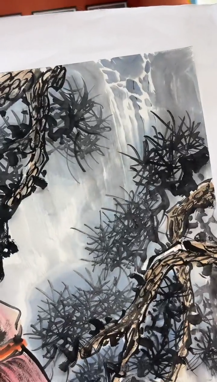 【闪购商品】国画郑乐华绘画手绘作品15-44