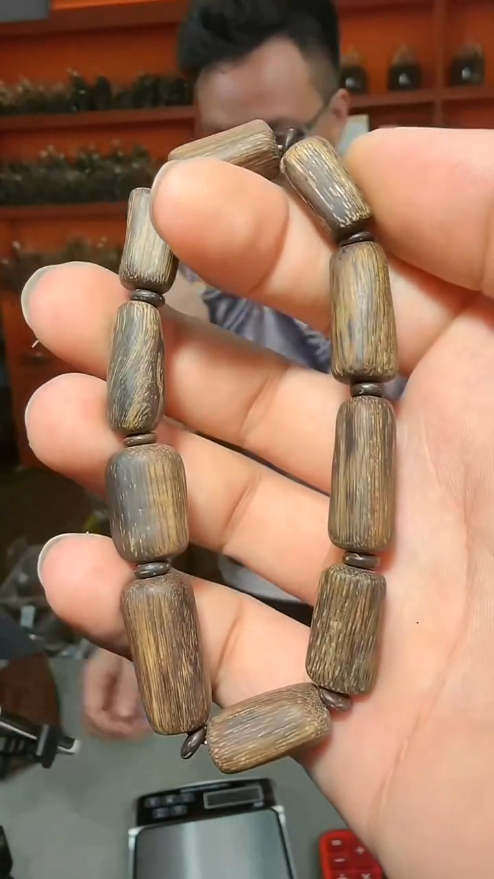 沉香手串b5号沉水文莱18g多样性发一
