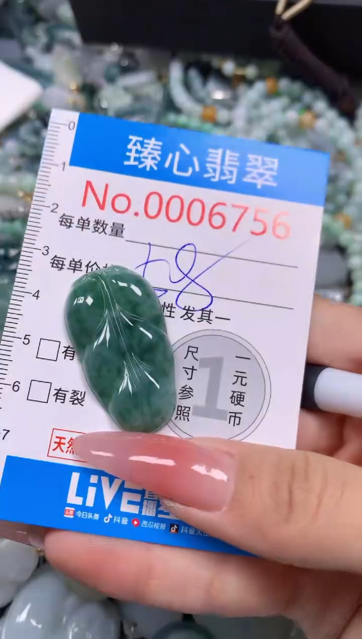 【闪购商品】翡翠颈饰未镶嵌含绳0006756