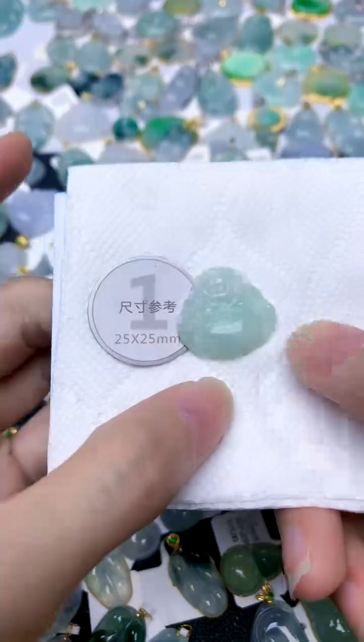 颈饰未镶嵌翡翠天然A货翡翠