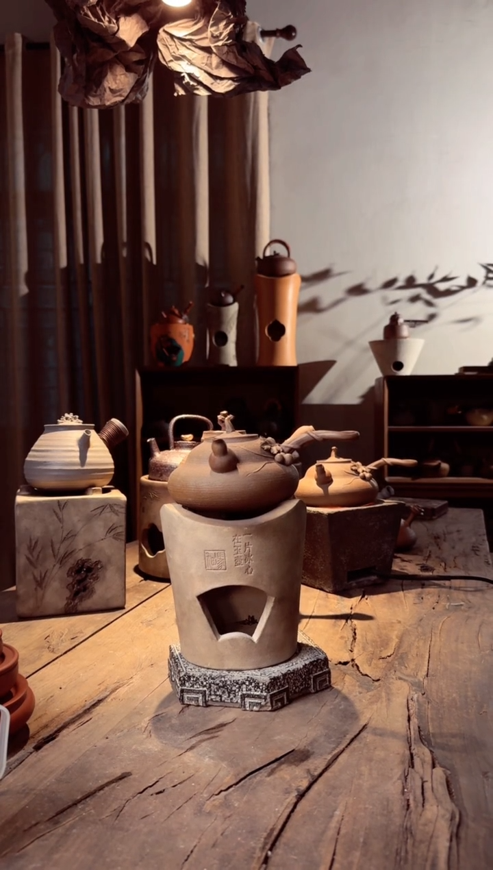 【闪购商品】壶老岩泥葫芦+矮山峰炉一步到位