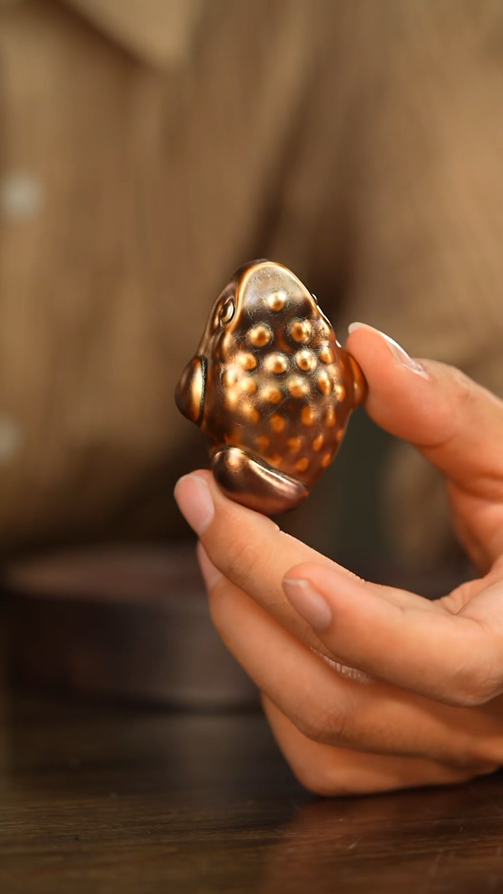 82柴房陶瓷柴烧茶宠