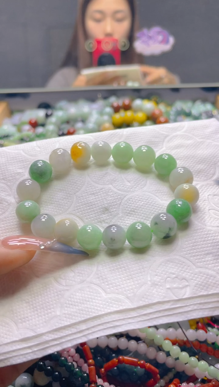 颈饰未镶嵌翡翠10MM