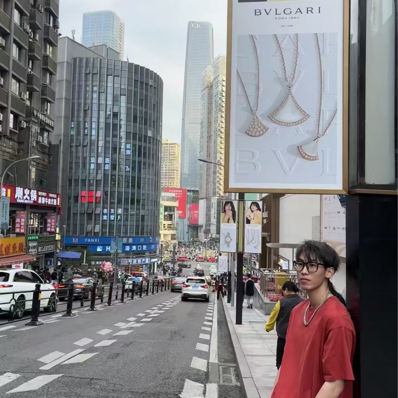 COCO DICV2025新款高端定制时尚女包K花半月腋下 棕色 80352