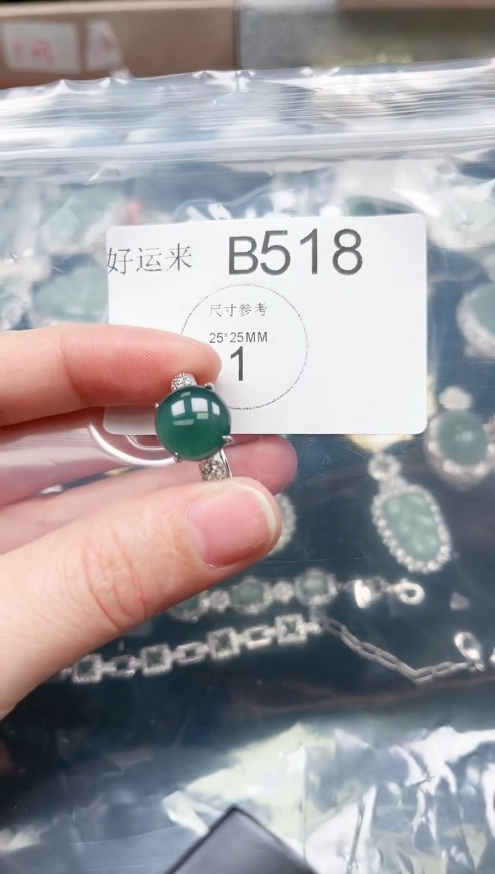 【闪购商品】翡翠颈饰未镶嵌518赠皮绳