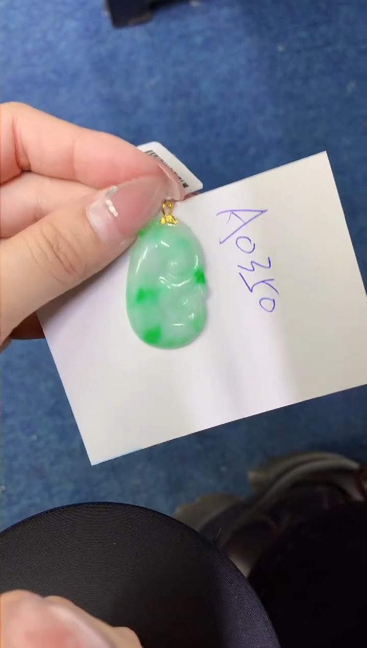 【闪购商品】翡翠颈饰18K金镶嵌00000000000