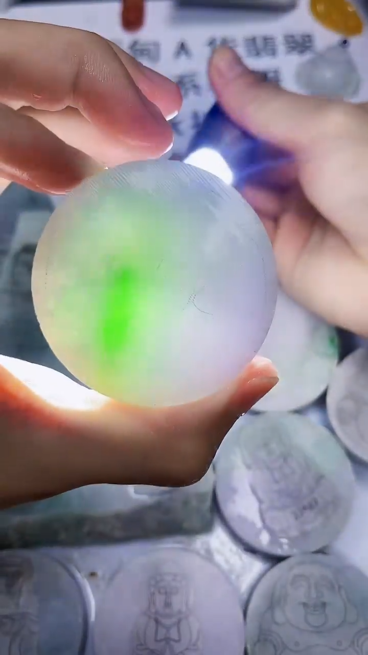 翡翠散珠缅甸天然翡翠A货131