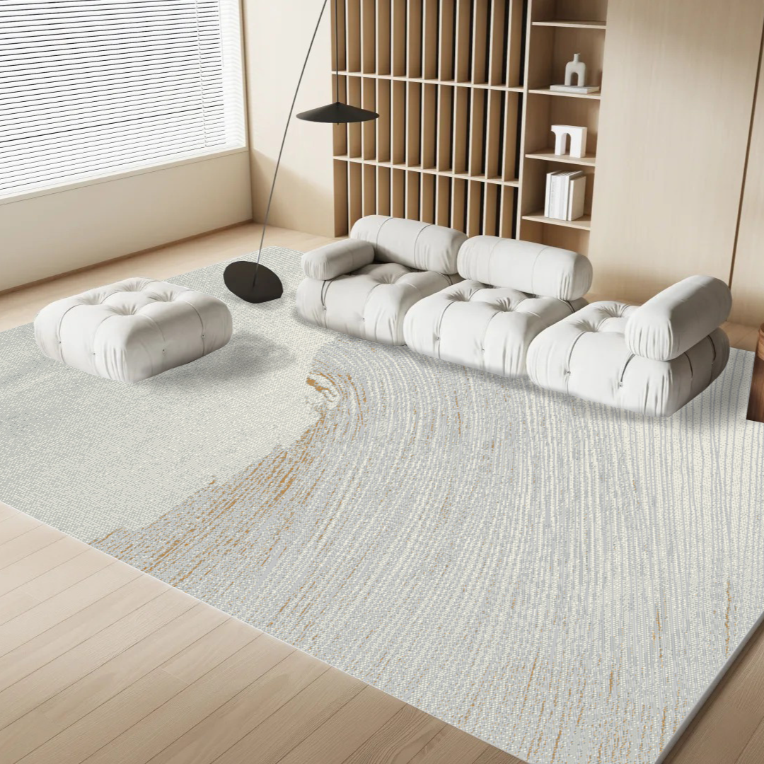 825爆款威尔顿机织客厅大地毯轻奢家用卧室简约风格大面积床边毯