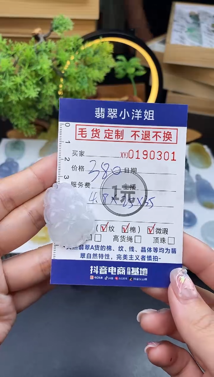 【闪购商品】定制翡翠未镶嵌毛货商品 不退换/0301