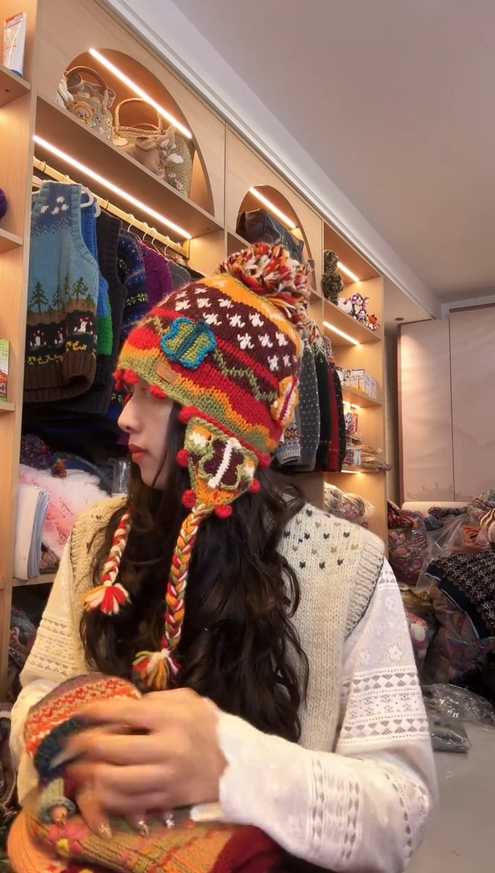 羊毛美丽如叠叠福气