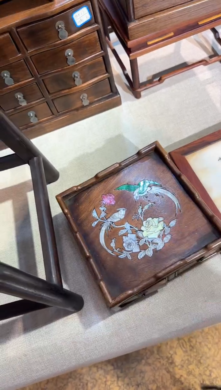 【闪购商品】木花梨木  文成盒 工艺品