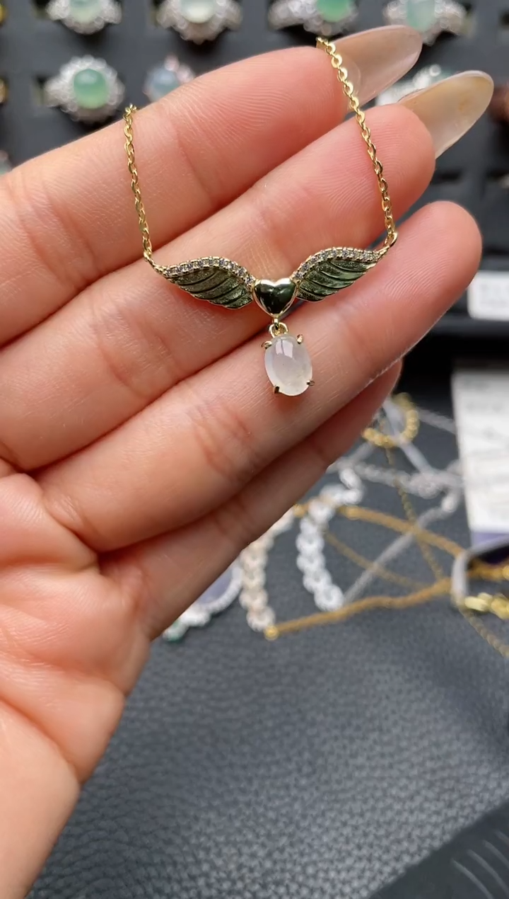 【闪购商品】翡翠戒指银S925镶嵌2222222222  58