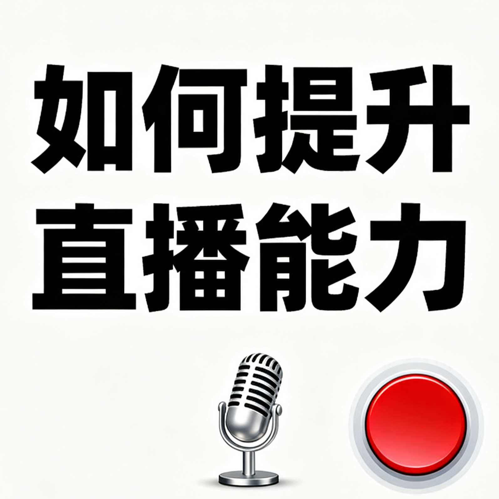 如何提升直播能力视频课程直播核心认知人设风格话术控场镜头互动