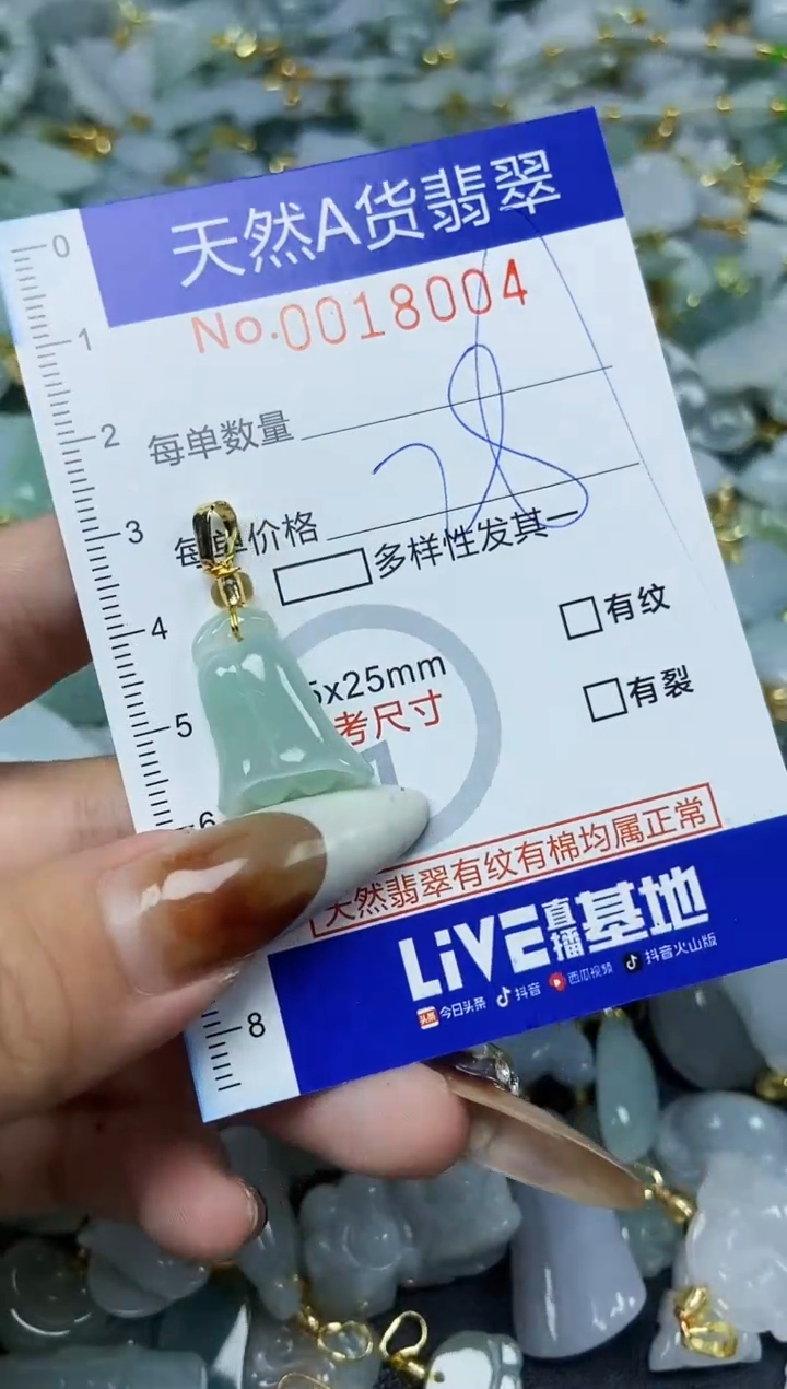 【闪购商品】翡翠颈饰未镶嵌天然A货翡翠