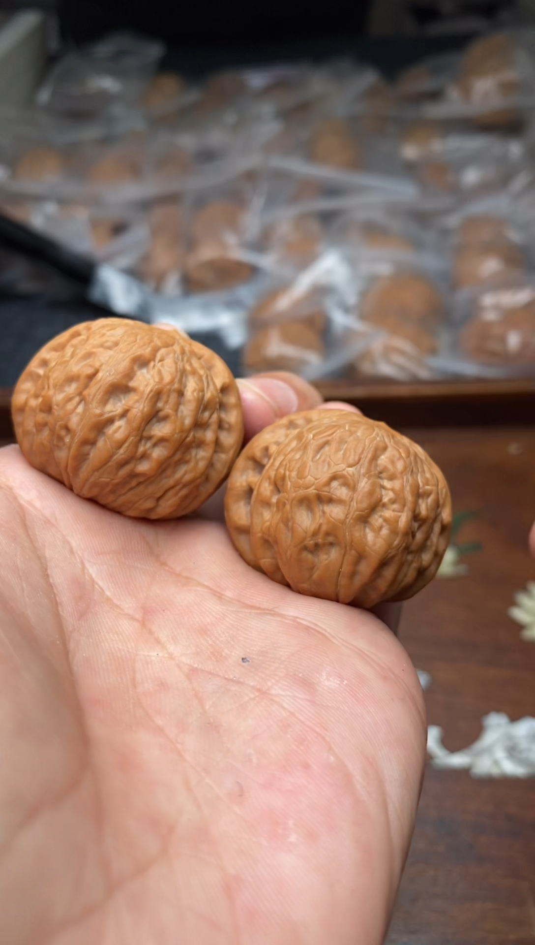 【闪购商品】文玩核桃把件A344号铁锤36尺